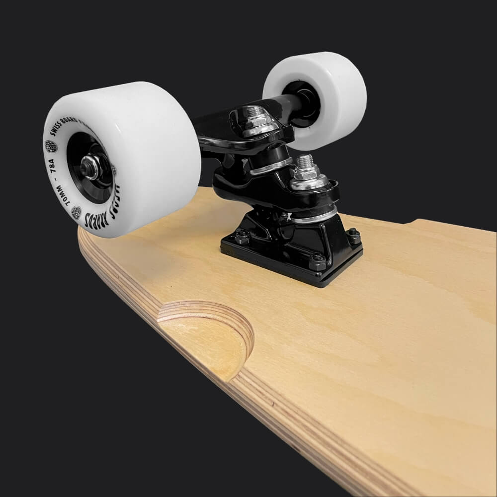 THE LAND SURFER KOMPLETT LONGBOARD - MECOS BOARDS