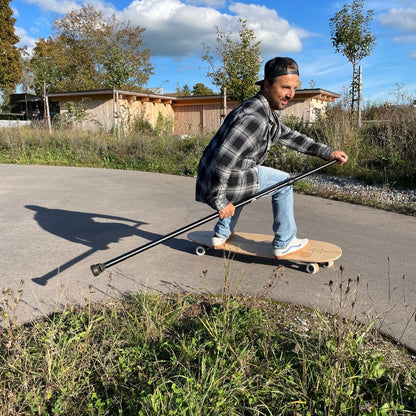 THE LAND SURFER SET MIT LAND PADDLE - MECOS BOARDS